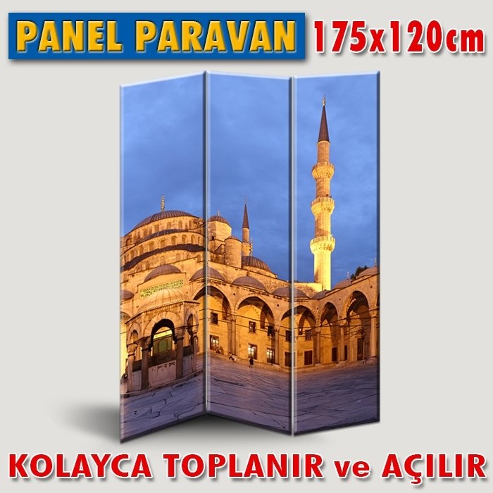 GÖRSELLİ KATLANIR PANEL BÖLME SİSTEMİ-İSTANBUL-SULTANAHMET CAMİ