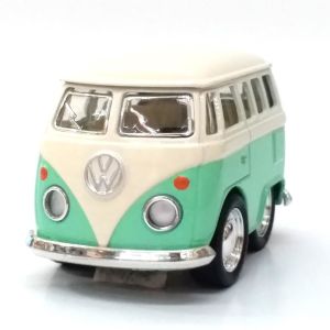 Renkli Minik 4,5 cm Die Cast Metal Volkswagen Little Van Minübüs Çek Bırak Özellikli 4,5x3x3cm Boyut