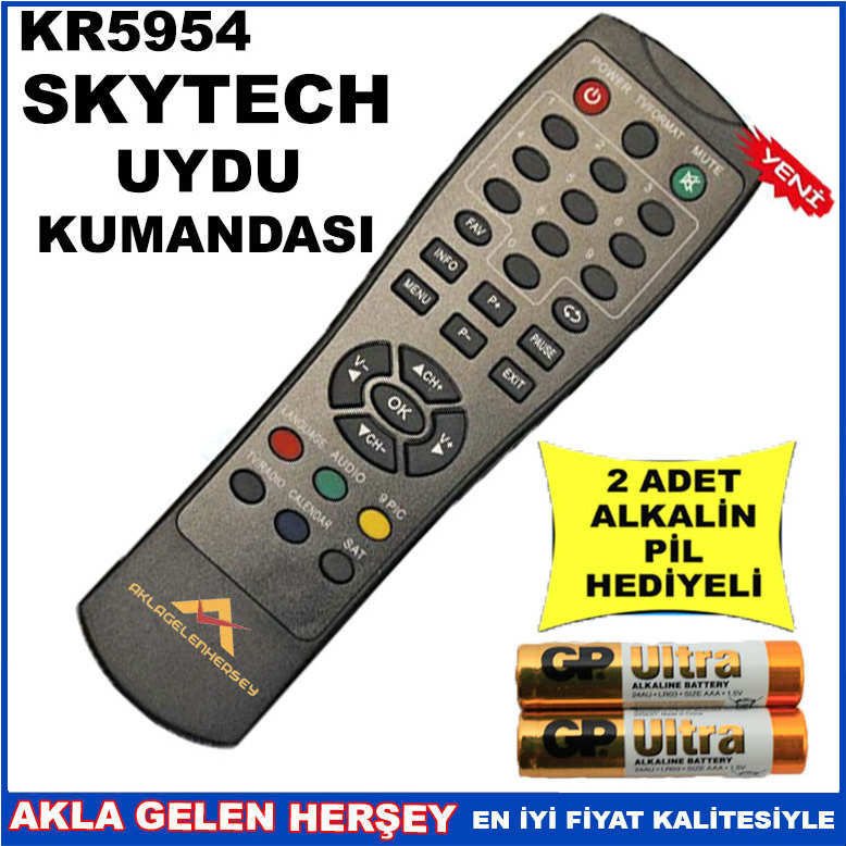 SKYTECH UYDU CİHAZI Receiver KUMANDASI KR5954