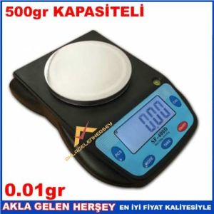 500gr KAPASİTE HASSAS DİJİTAL KUYUMCU TERAZİSİ %0.01 (gramın yüzde biri) YÜKSEK HASSASİYETLİ KANTAR