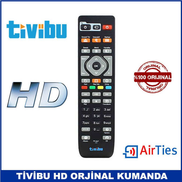 Airties Tivibu Hd Orjinal Kumanda - Tivibu Kumandası