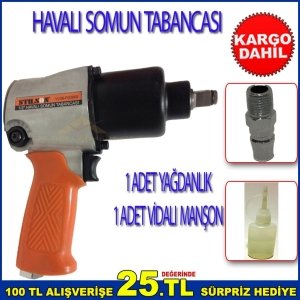 HAVALI ŞARJLI  VİDA MANŞONLU YAĞDANLIKLI SOMUN TABANCASI