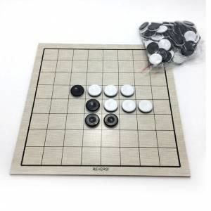 Ahşap Reversi Oyunu Zeka Strateji ve Mantık Oyunu Othello +3Yaş