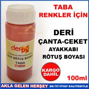 TABA RENK ÇANTA CEKET AYAKKABI RÖTUŞ BOYASI -2