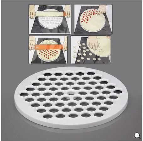 Mantı Yapma Kalıbı Plastik 61 Bölmeli Mantı Hazırlama Kalıbı