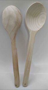 Ahşap Büyük Boy Gürgen Tahta Kaşık 35 Cm El Yapımı
