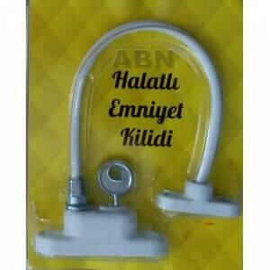 Çelik Halatlı Kapı Pencere Emniyet Kilidi,Özel Anahtarlı Hırsız Çocuk Güvenliği için Halatlı Kilit