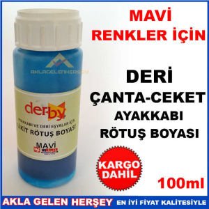 MAVİ RENK ÇANTA CEKET AYAKKABI RÖTUŞ BOYASI -2