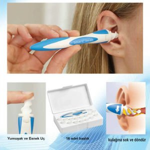 Smart Swab Pratik ve Hijyenik Spiral Kolay Kulak Temizleme Aparatı