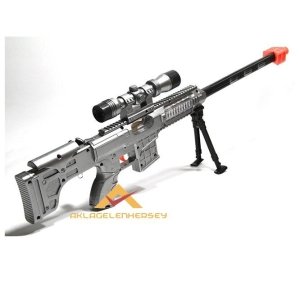 Ücretsiz Kargo 75cm TİTREŞİMLİ SESLİ IŞIKLI M98B SNİPER RIFLE K