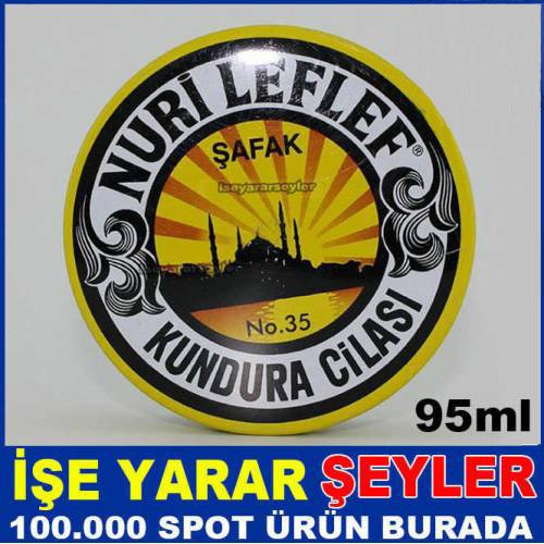 Nuri Leflef Şafak Renksiz Kundura Cilası