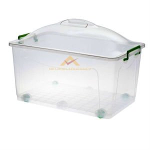 KRİSTAL FANUS KAPAKLI MAKSİ ERZAK KUTUSU 50LİTRE