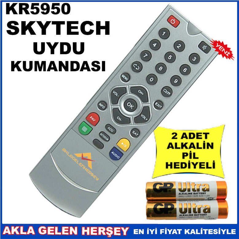 SKYTECH UYDU CİHAZI Receiver KUMANDASI KR5950