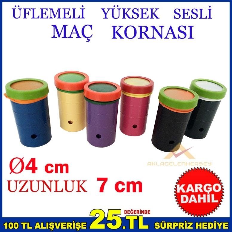 ÜFLEMELİ YÜKSEK SESLİ EN GÜÇLÜ MAÇ KORNASI