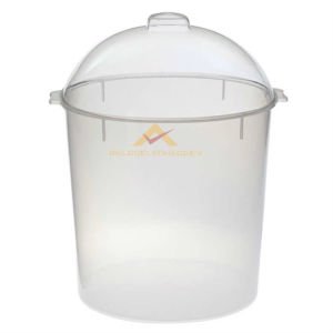 47cm KRİSTAL FANUS KAPAKLI ERZAK KOVASI 30 LİTRE