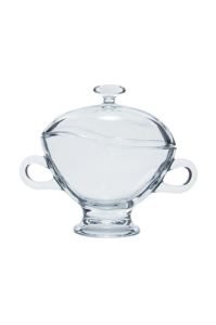 Basic Kapaklı Kulplu Şekerlik Şık Tasarım Bayram Şekerliği