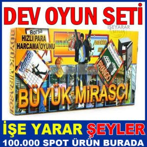 EN KEYİFLİ ZEKA ve MASA OYUNU BÜYÜK MİRASÇI Eğlendiren,düşündüren,eğitici kutu oyunları serisi