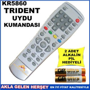 TRİDENT UYDU CİHAZI Receiver KUMANDASI KR5860