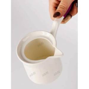 Ocak+Kömür Ateşine Yüksek Isıya Dayanıklı Porselen Kahve Cezvesi 3-5 Kişilik Büyük Boy Silikon Saplı