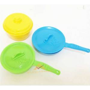 32 Parça 3 Yaş Üstü Sağlam Plastik Dekoratif Büyük El Çantalı Mutfak Gereçleri Ve Çay Takımı