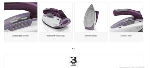 Arzum AR690 Tripper Seramik Tabanlı Çift Voltaj Şok Buharlı Ergonomik Tasarım Seyehat Ütüsü Mini Ütü