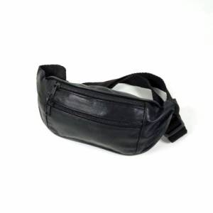 Hakiki Kuzu Derisinden 3 Cepli Freebag Bel Çantası Sağlam Bel Cüzdanı