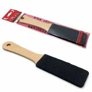 Ahşap Saplı 23 cm Siyah Zımpara Yüzeyli Nasır Topuk Törpüsü