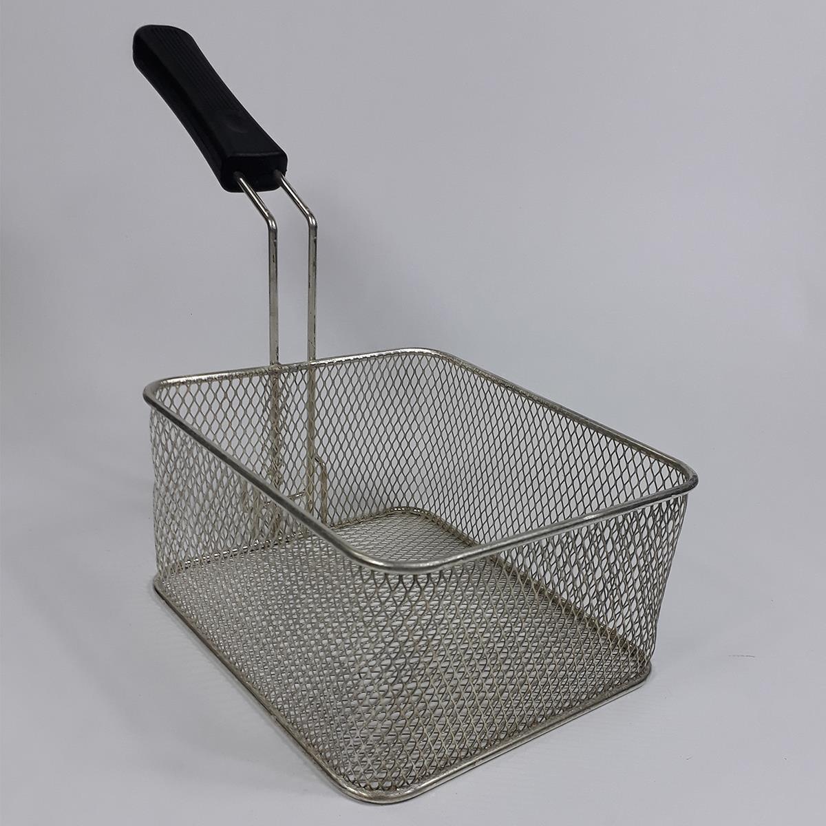 Büfe restaurant tipi 5LT 22x20x13cm SFS01 SANAYİ FRİTÖZ SEPETİ PASLANMAZ TELDEN ÜRETİM-2