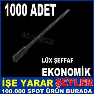Sebil kaşığı,sağlıklı malzemeden çay,kahve karıştırma çubuk 1000 adet ŞEFFAF PLASTİK ÇAY KARIŞTIRICI