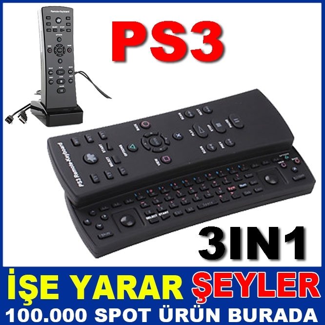 ÜCRETSİZ KARGO İLE PS-515 PLAYSTATION3 3ın1 WİRELESS JOYSTİCK