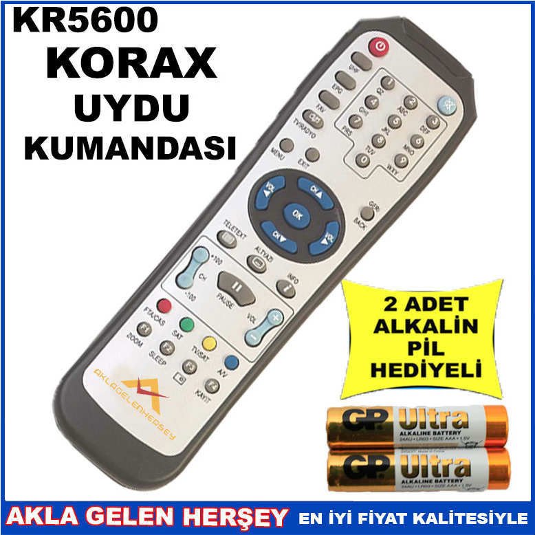 KORAX UYDU CİHAZI Receiver KUMANDASI KR5600