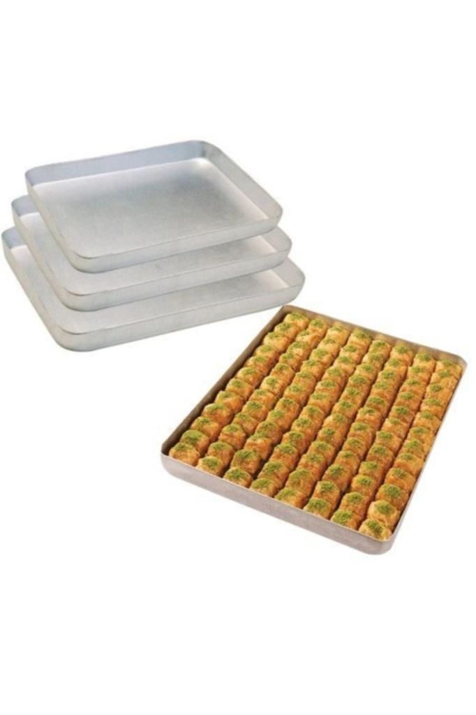 Sağlam 30x40 Bakır Sanatı Alüminyum Baklava Börek Tepsisi
