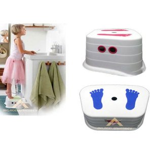 Yükseltici Basamak Dekoratif Çocuk Basamağı Kaymayı Önleyen Kauçuk Zeminli Çocuk Tabure,Oturak