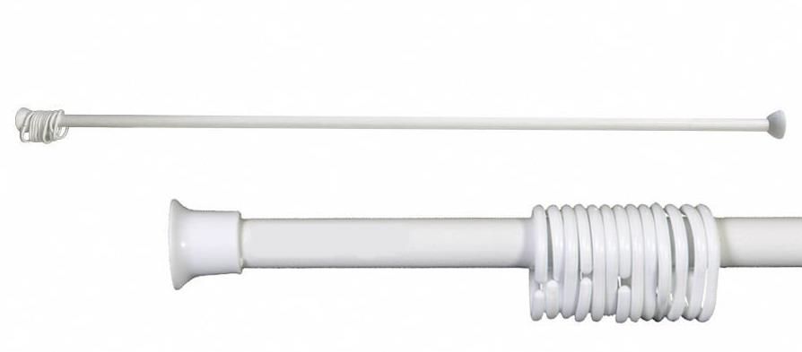 12 Halkalı Banyo Duş Metal Perde Borusu 120-220cm Uzunluk Ayarlı