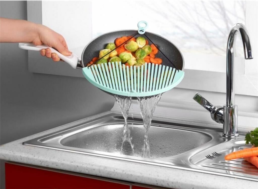 SC2337 Suncook Pratik Kullanışlı Silikonlu Tencere Süzgeci