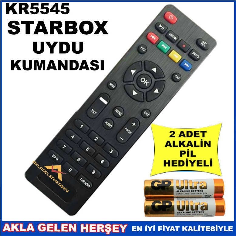 STARBOX UYDU CİHAZI Receiver KUMANDASI KR5545