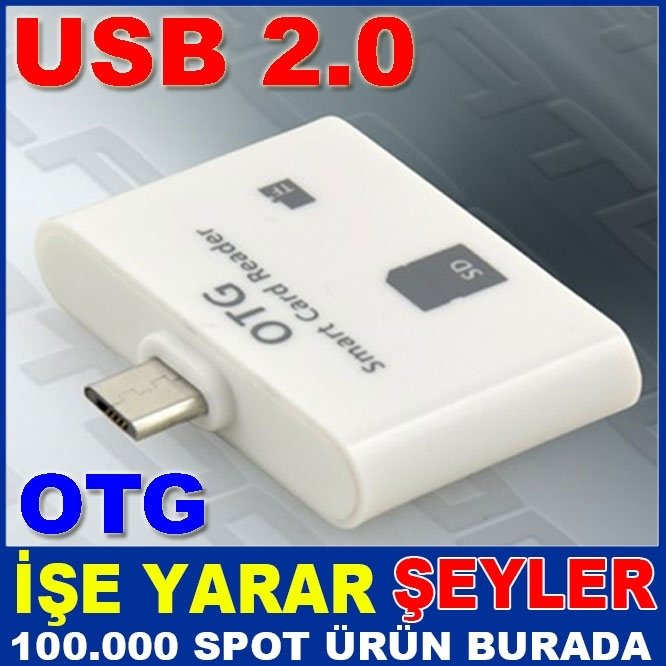 ÜCRETSİZ KARGO İLE PLATOON PL-8857 OTG MİNİ TELEFON KART OKUYUCU