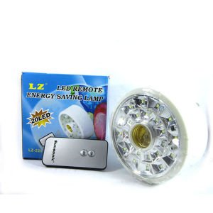 Uzaktan Kumandalı Ampul Takılabilen Enerji Tasarruflu Led Lamba Ampul 23smd Led Acil Durum Işıldak