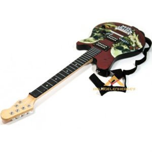 KURU KAFA DESENLİ MÜZİKLİ IŞIKLI ELEKTRO GİTAR