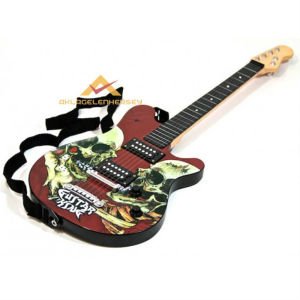 KURU KAFA DESENLİ MÜZİKLİ IŞIKLI ELEKTRO GİTAR
