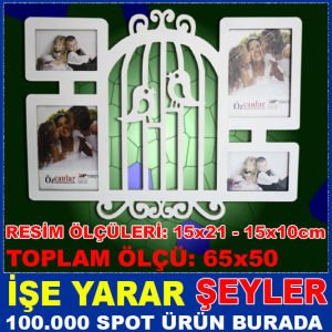 KUŞLU KAFES MODEL YATAY VE DİKEY ÇOKLU ÇERÇEVE