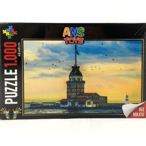 1000 Parça Kız Kulesi Temalı Puzzle 48x68cm Yetişkin Yapboz