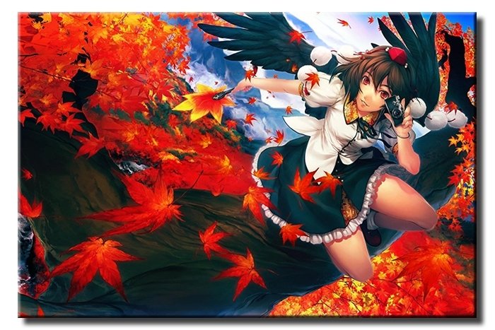 MANGA KIZ FOTOGRAF 6 değişen ölçü ORİJİNAL KANVAS TABLO