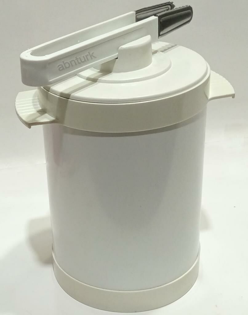 5 Adet Çelik Maşalı Lüks Buz Kovası Buz erimesini önleyen izoleli 2 cidarlı Büyük Boy kapaklı Buzluk