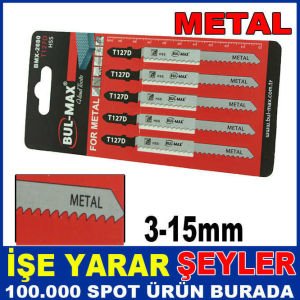 5 ADET HSS T-127D METAL DEKUPAJ BIÇAK SETİ