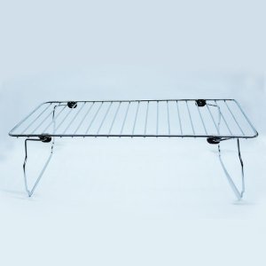 Fırın ve Dolap İçi Paslanmaz Çelikten Üretilmiş Katlanabilir Portatif  Dolap İçi Raf Düzenleyici