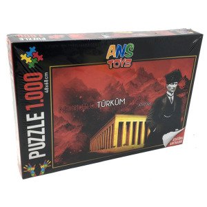 1000Parça Atatürk Anıtkabir Temalı Puzzle 48x68cm Yetişkin Yapboz