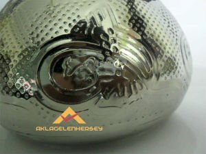 OSMANLI TUĞRA DESENLİ BAKIR BÜYÜK BOY ÇAYDANLIK