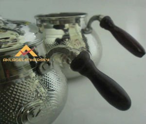 OSMANLI TUĞRA DESENLİ BAKIR BÜYÜK BOY ÇAYDANLIK