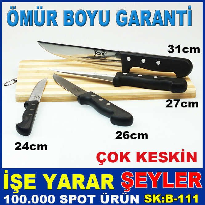 ROOC 31 CM PROFESYONEL KASAP VE KURBAN BIÇAĞI